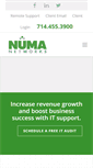 Mobile Screenshot of numanetworks.com